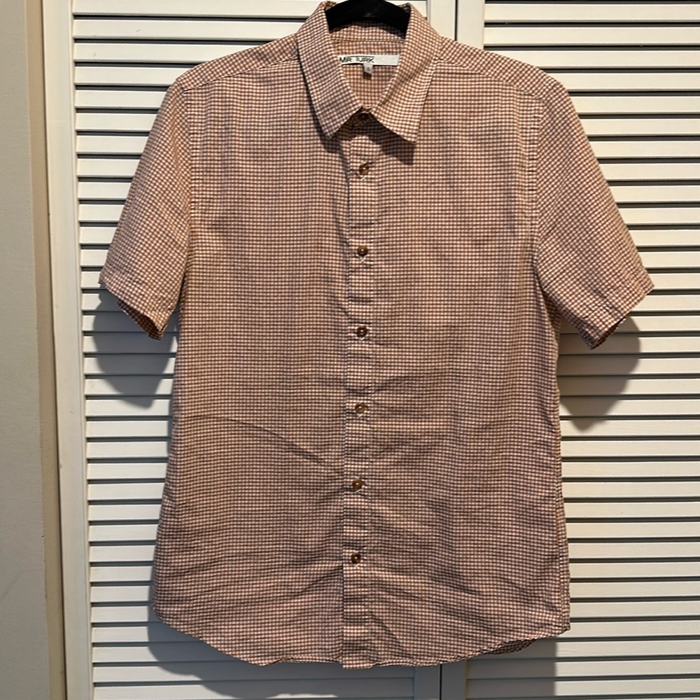 Mr. Turk for Trina Turk casual button up short sleeve shirt